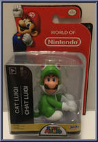 Cat Luigi from World of Nintendo - Series 2-2 manufactured by Jakks Pacific [Front]