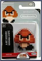 8-Bit Goomba from World of Nintendo - Series 2-8 manufactured by Jakks Pacific [Front]