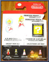 Princess Peach (Super Mario) (Mystery Box) from World of Nintendo - Series 1-3 manufactured by Jakks Pacific [Back]