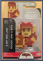 8-Bit Red Link (Zelda) from World of Nintendo - Series 1-6 manufactured by Jakks Pacific [Front]