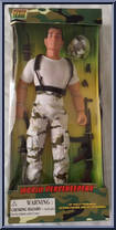 Soldier (White Camo) from World Peacekeepers - 12" Scale manufactured by M&C Toy Centre [Front]