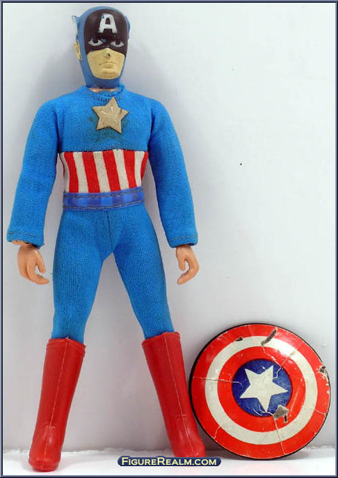 Captain America - World's Greatest - Boxed - Mego Action Figure