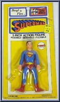 Superman from World's Greatest - Bend 'n Flex manufactured by Mego [Front]