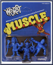 Blue Pack #2 from Worst - M.U.S.C.L.E. manufactured by Super7 [Front]