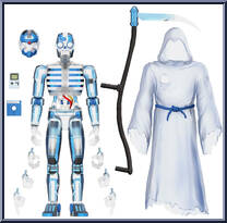 Robot Reaper (Frozen Death) from Worst - Ultimates manufactured by Super7 [Loose]