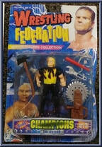 Wrestler (Black Shirt with Yellow Flames) from Wrestling Federation - Basic Series manufactured by Unknown [Front]