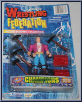 Wrestler (Purple Jacket / Blue Pants) Action Figure