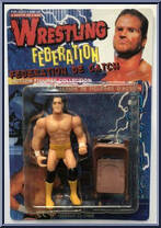 Wrestler (Yellow Shorts / Brown Chair) Action Figure