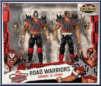 Road Warriors from Wrestling - Unsanctioned Classic Superstars manufactured by RSC Toys [Front]