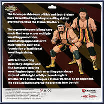 Steiner Brothers from Wrestling - Bell to Bell manufactured by RSC Toys [Back]
