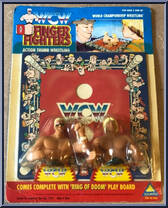 Sting vs Ric Flair from Wrestling - WCW Finger Fighters manufactured by Toymax [Front]