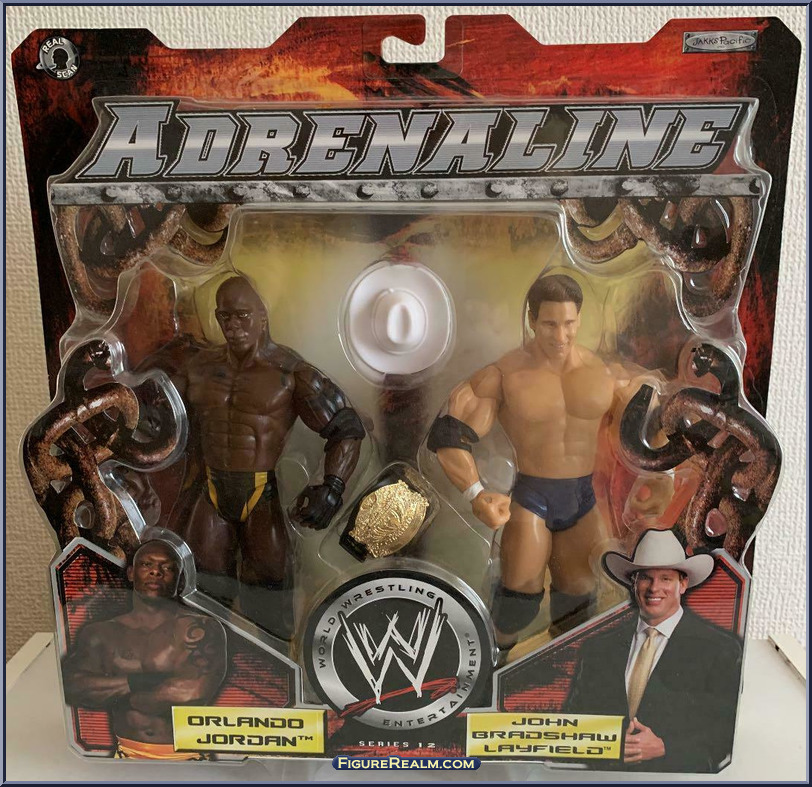 WWE Orlando Jordan Adrenaline 12 Loose Wrestling Action Figure Jakks
