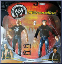 Steve Austin / Eric Bischoff from WWE Adrenaline - Series  3 manufactured by Jakks Pacific [Front]