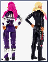 Sasha Banks vs Alexa Bliss from WWE Battle Packs - Series 60 manufactured by Mattel [Loose]