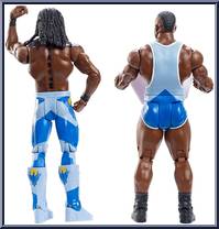 Big E & Kofi Kingston from WWE Battle Packs - Series 36 manufactured by Mattel [Loose]