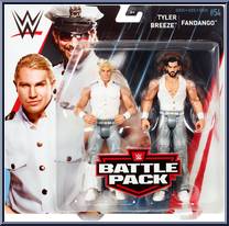 Tyler Breeze / Fandango from WWE Battle Packs - Series 54 manufactured by Mattel [Front]