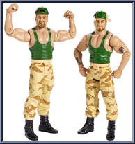 Buschwhacker Luke & Bushwacker Butch from WWE Battle Packs - Series 40 manufactured by Mattel [Loose]