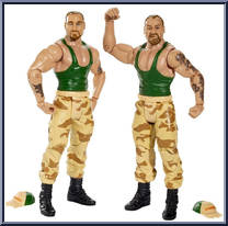 Buschwhacker Luke & Bushwacker Butch from WWE Battle Packs - Series 40 manufactured by Mattel [Loose]