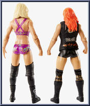 Becky Lynch / Charlotte Flair from WWE Battle Packs - Series 55 manufactured by Mattel [Loose]
