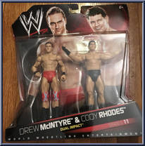 Drew McIntyre & Cody Rhodes (Dual Impact) from WWE Battle Packs - Series 11 manufactured by Mattel [Front]