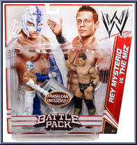 Rey Mysterio vs. Miz from WWE Battle Packs - Series 17 manufactured by Mattel [Front]