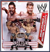 David Otunga & Michael McGillicutty from WWE Battle Packs - Series 16 manufactured by Mattel [Front]