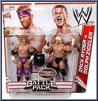 Zack Ryder vs. Dolph Ziggler from WWE Battle Packs - Series 18 manufactured by Mattel [Front]