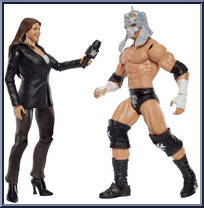 Triple H & Stephanie McMahon from WWE Battle Packs - Series 42 manufactured by Mattel [Loose]