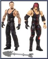 Undertaker & Kane from WWE Battle Packs - Series 43 manufactured by Mattel [Loose]