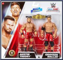 Austin Theory & Grayson Waller from WWE Championship Showdown - Series 22 manufactured by Mattel [Front]