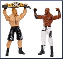 Brock Lesnar vs Bobby Lashley from WWE Championship Showdown - Series 16 manufactured by Mattel [Loose]