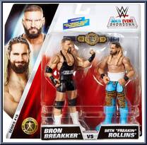 Bron Breakker vs Seth Freakin Rollins from WWE Championship Showdown - Series 18 manufactured by Mattel [Front]