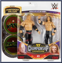 Kane vs Edge from WWE Championship Showdown - Series  3 manufactured by Mattel [Front]