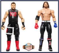 Kevin Owens vs AJ Styles from WWE Championship Showdown - Series 15 manufactured by Mattel [Loose]