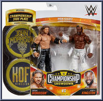 John Morrison vs Kofi Kingston from WWE Championship Showdown - Series  4 manufactured by Mattel [Front]