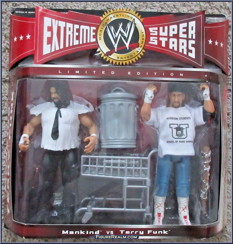 Details about   WWE Extreme Classic SuperStars Mankind Vs Terry Funk Limited Edition 2 pack set 
