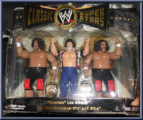 Lou Albano / The Wild Samoans from WWE Classic Superstars - 3-Packs manufactured by Jakks Pacific [Front]
