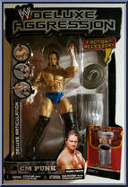 CM Punk from WWE Deluxe Aggression - Series 12 manufactured by Jakks Pacific [Front]