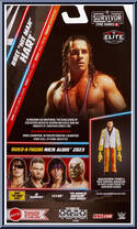 Bret Hart from WWE Elite Collection - Survivor Series - 2025 manufactured by Mattel [Back]
