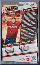 John Cena (RAW Shirt) from WWE Elite Collection - Fan Central manufactured by Mattel [Back]