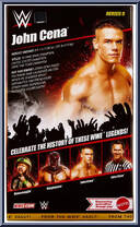 John Cena from WWE Elite Collection - From the WWE Vault - Series 5 manufactured by Mattel [Back]