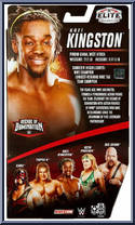 Kofi Kingston from WWE Elite Collection - Decade of Domination manufactured by Mattel [Back]