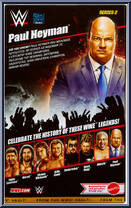 Paul Heyman from WWE Elite Collection - From the WWE Vault - Series 2 manufactured by Mattel [Back]