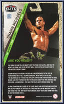 Shawn Michaels from WWE Elite Collection - Exclusives manufactured by Mattel [Back]