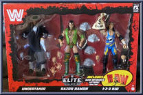 Undertaker / Razor Ramon / 1-2-3 Kid (Raw Entrance) from WWE Elite Collection - Box Sets manufactured by Mattel [Front]