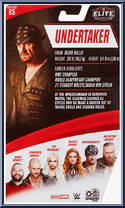 Undertaker from WWE Elite Collection - Series  85 manufactured by Mattel [Back]