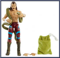Jake "The Snake" Roberts (Red Pants) from WWE Elite Collection - Legends - Series  8 manufactured by Mattel [Loose]