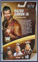 Razor Ramon from WWE Elite Collection - Legends - Series  7 manufactured by Mattel [Back]