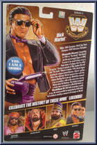 Rick Martel from WWE Elite Collection - Legends - Series  5 manufactured by Mattel [Back]
