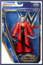 Sting from WWE Elite Hall of Fame - Series 4 manufactured by Mattel [Front]
